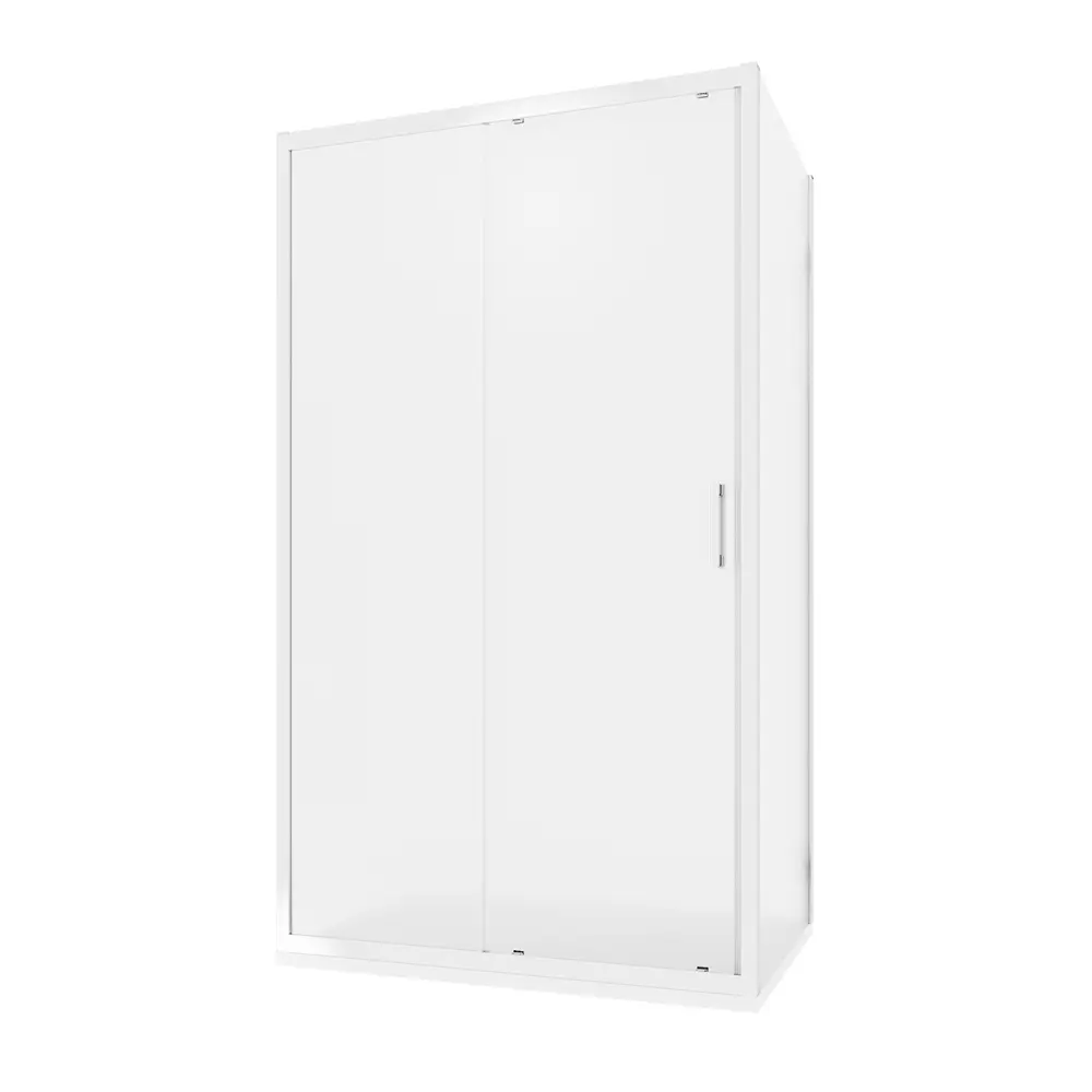 Box doccia 90x100 cm scorrevole vetro temperato 6mm opaco h198 | Tahiti - Image 9