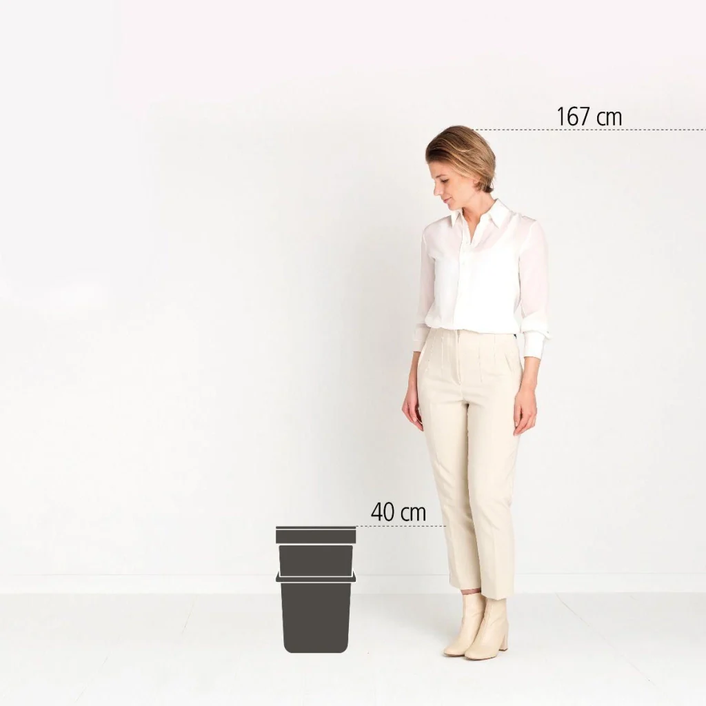 Brabantia Sort & Go 25 L 1 cestello/i Grigio - Image 2