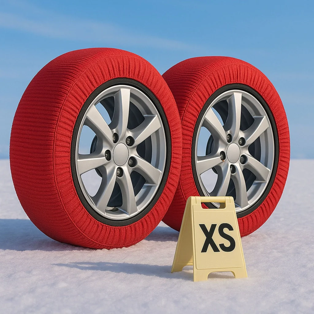 Calze Da Neve per Auto Omologate EN 16662-1 2020 Misura XS - Image 6
