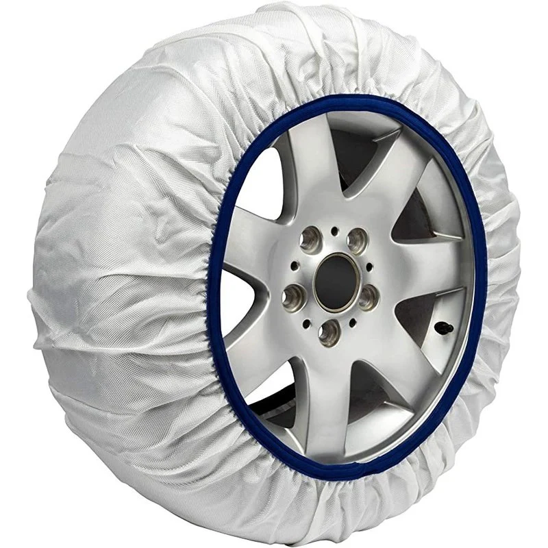 Calze Da Neve per Auto Omologate EN 16662-1 Modello Bianco Standard Misura XL - Image 2