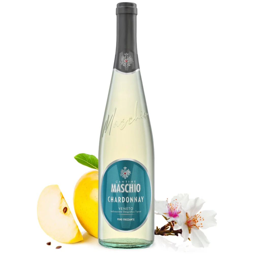 Cantine maschio vino frizzante chardonnay veneto igt 6 bottiglie da 0.75 litri - Image 2