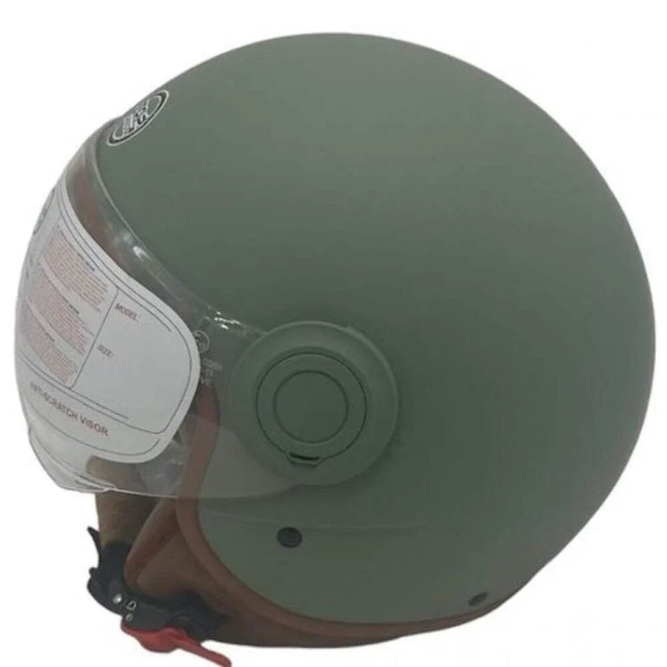 CASCO PER MOTO 'SIRIO MATT' verde - tg. S  - BricoGo - Image 3