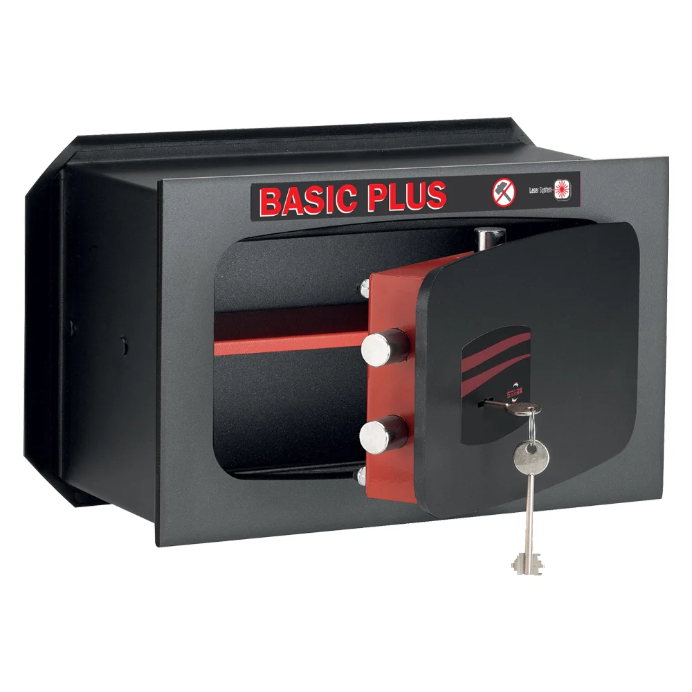 CASSAFORTE CON CHIAVE DOPPIA MAPPA 'BASIC PLUS 1800' ALP - cm 18 x 26 x 15  - STARK