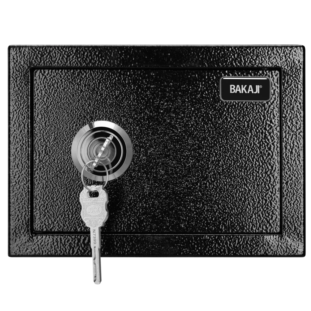 Cassaforte di sicurezza Acciaio Meccanica con chiave doppia serratura 17x23x17cm - Image 3