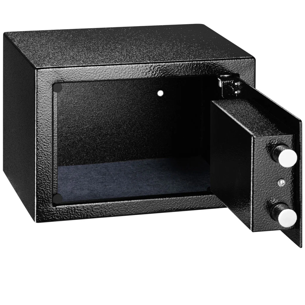 Cassaforte di sicurezza Acciaio Meccanica con chiave doppia serratura 17x23x17cm - Image 4