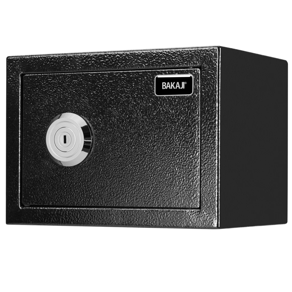 Cassaforte di sicurezza Acciaio Meccanica con chiave doppia serratura 17x23x17cm - Image 7
