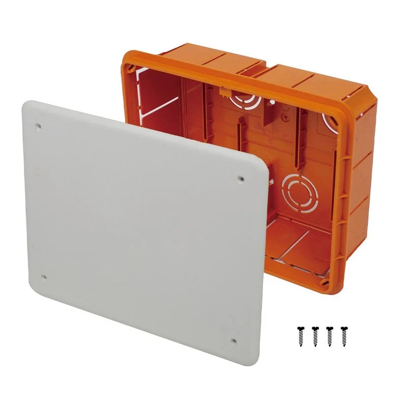 Cassetta Di Derivazione Da Incasso Muro IP40 Con Coperchio e Viti 153X98X70mm - Image 2