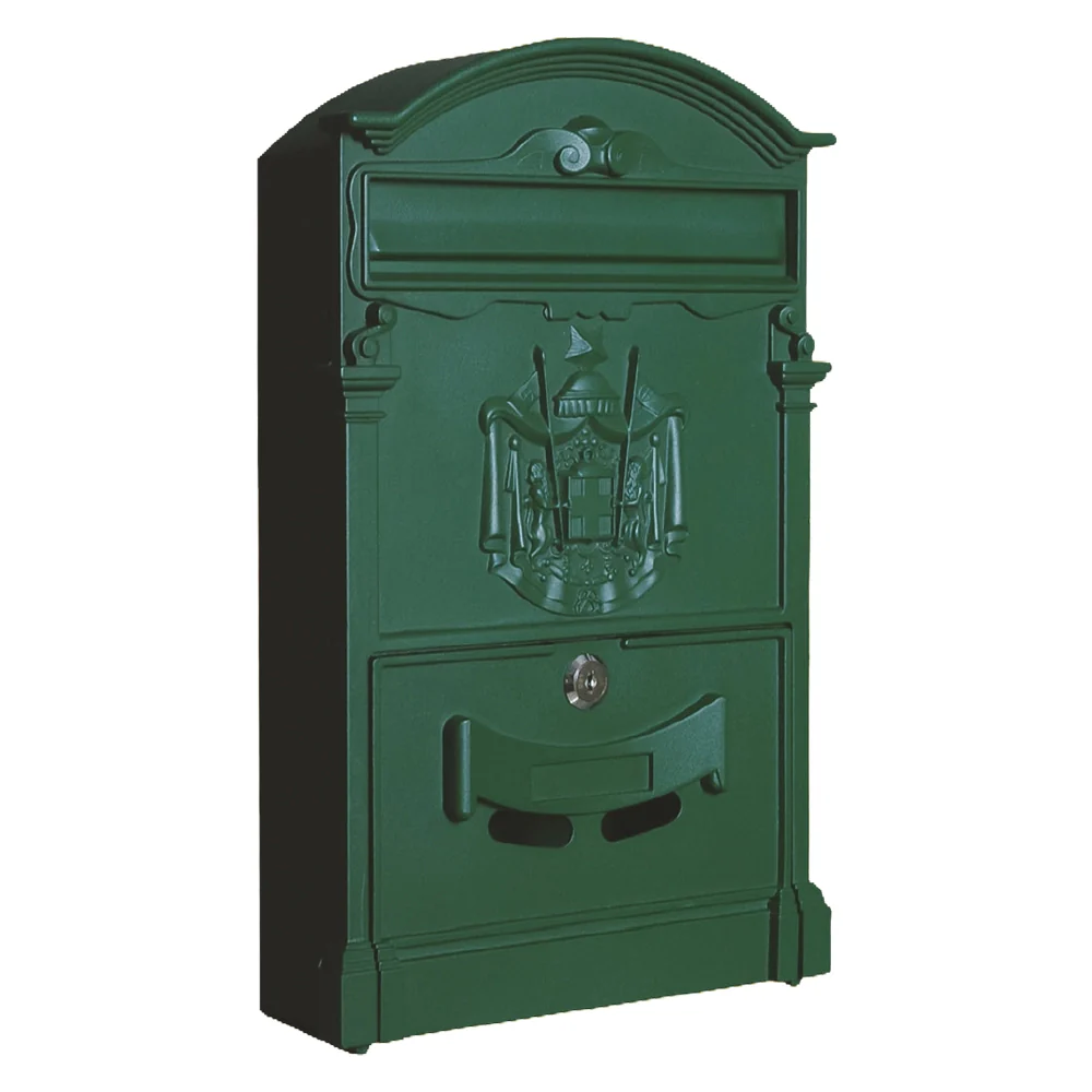 CASSETTA POSTALE 'CAMELIA' cm 25,5 x 9 x H.41 - verde muschio  - KASART