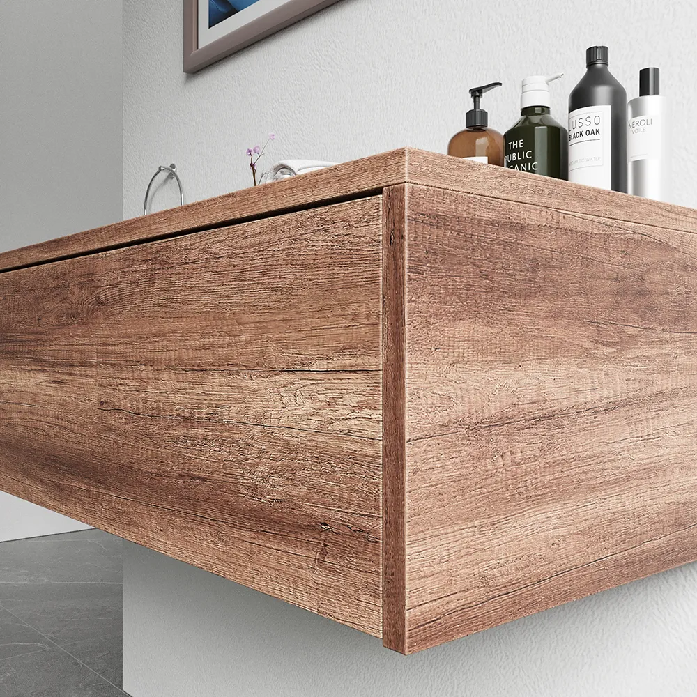 Cassettone scorrevole con apertura push&pull 100cm rovere barok | Galdor - Image 4