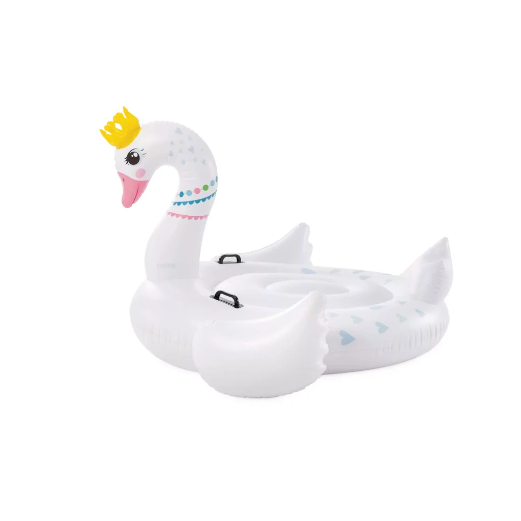 CAVALCABILE GONFIABILE 'CIGNO REGINA' cm. 188 x 124  - INTEX - Image 3