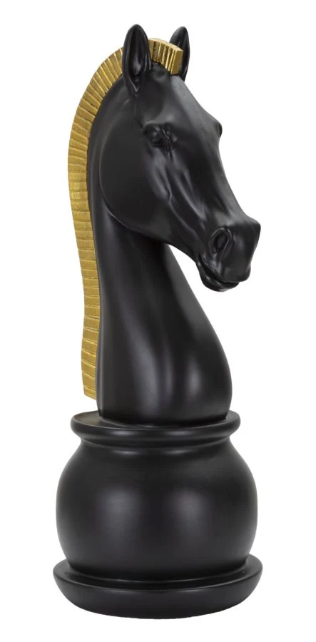 CAVALLO NERO E ORO CM Ø 18,5X50 - Image 2
