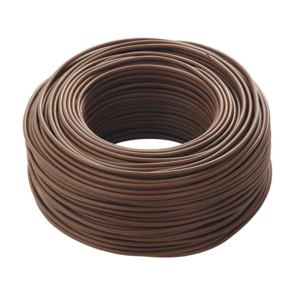 Cavo elettrico gommato marrone multipolare fs18or18 4 fili *** lunghezza metri 100, sezione conduttore 4x1,5mmq, conf...