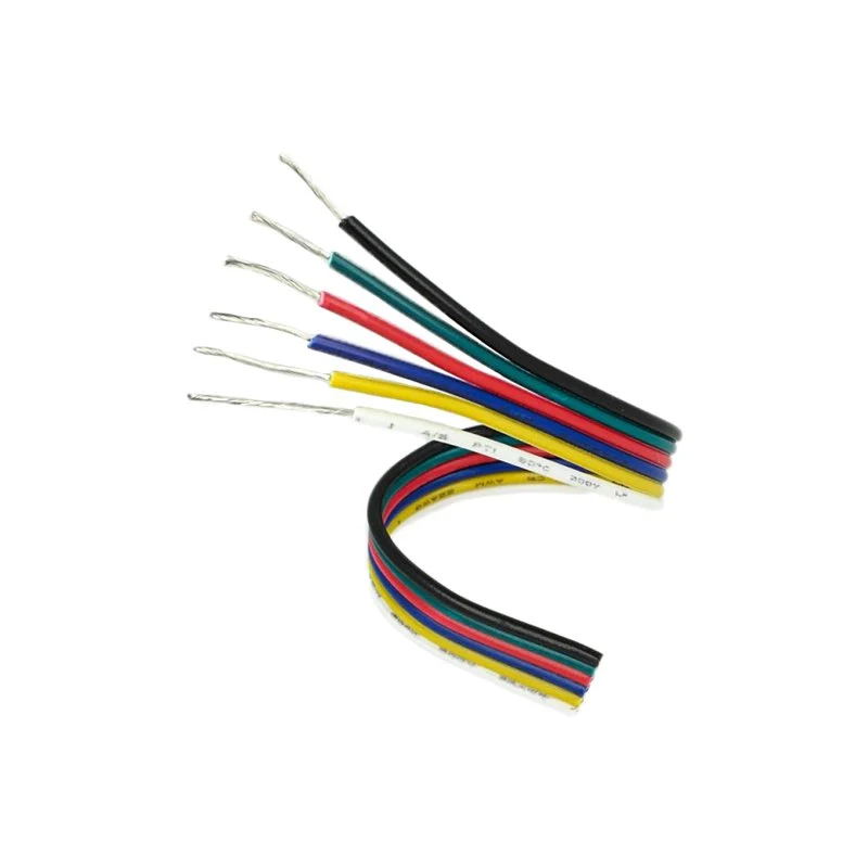 Cavo Filo Elettrico Esa Polare 6 X 0,25 mmq Per Striscia Led RGBWW RGB+CCT 1 Metro - Image 3