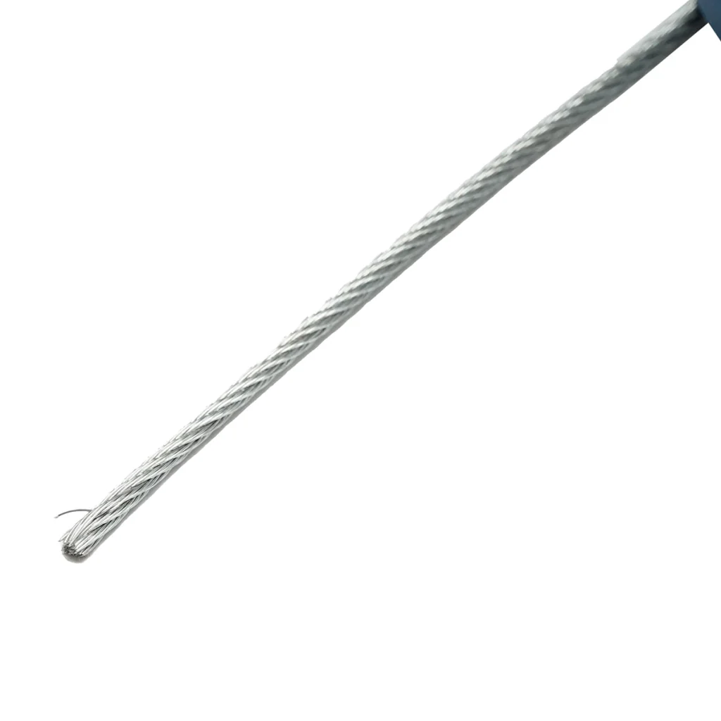 Cavo in acciaio zincato 3mm, 6x7+FC fili, carico massimo 529Kg, peso 6,32Kg, 200m/rotolo - Image 3