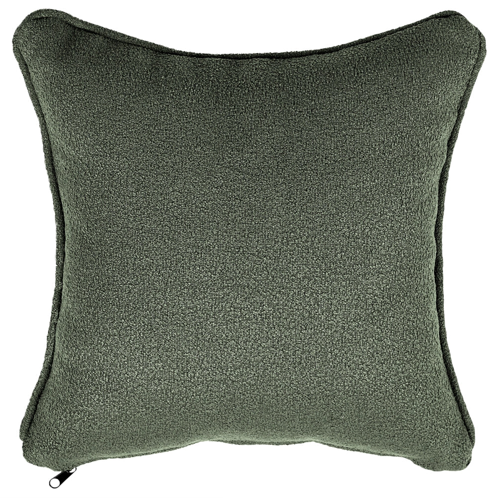 Chaise longue Sinistra in poliestere verde scuro con cuscino e gambe metallo da salotto - Image 8