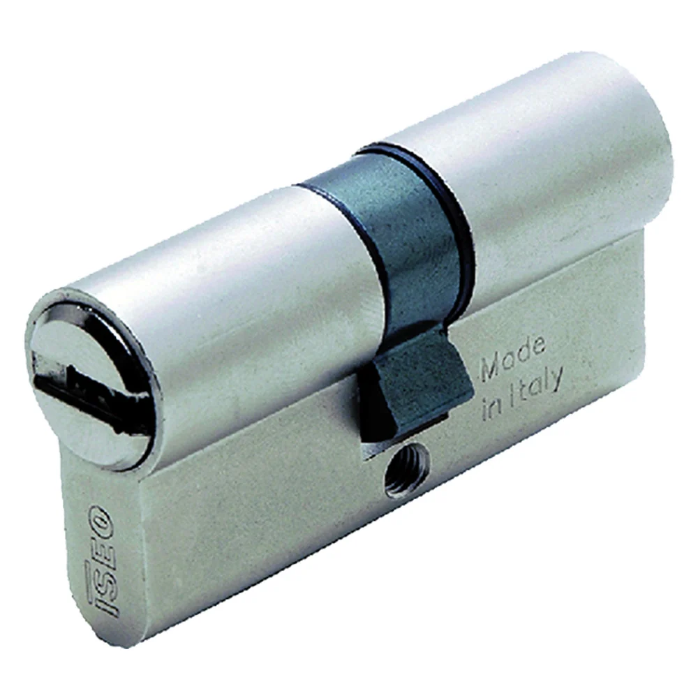 CILINDRO SAGOMATO 'R6' mm 23+10+23 = 56 nichelato (28+28)  - ISEO