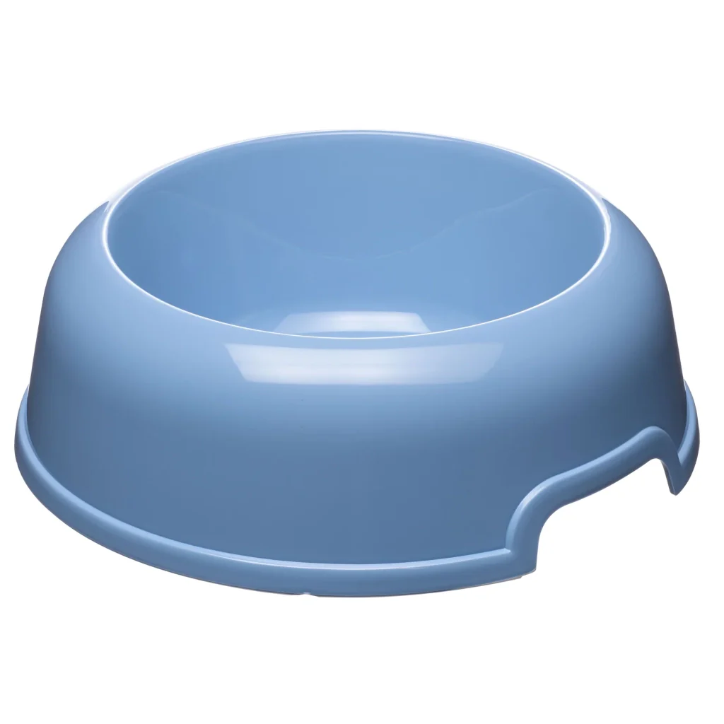Set 6 ciotole per cani in plastica riciclata 0,5 litri Ø 18,5 cm con bordo antiscivolo e maniglie laterali colori assortiti Ferplast - Image 2