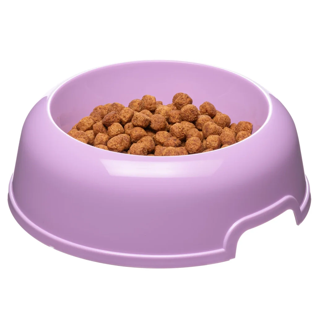 Set 6 ciotole per cani in plastica riciclata 1 litro Ø 23 cm con bordo antiscivolo e maniglie laterali colori assortiti Ferplast - Image 3