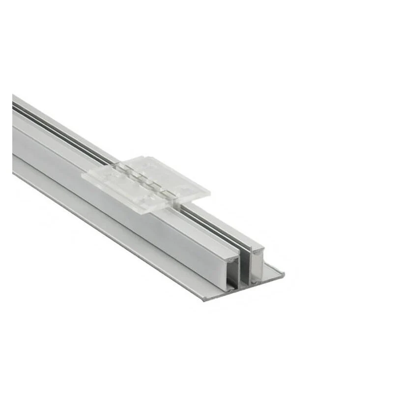Clip Guida Gancio Lineare Plastica Per Fissaggio a Muro Parete Profilato Alluminio BA4420 - Image 5