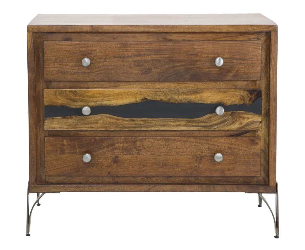 COMO' MUSTANG CM 88X45X75 (LEGNO DI ACACIA NILOTICA) - Image 2
