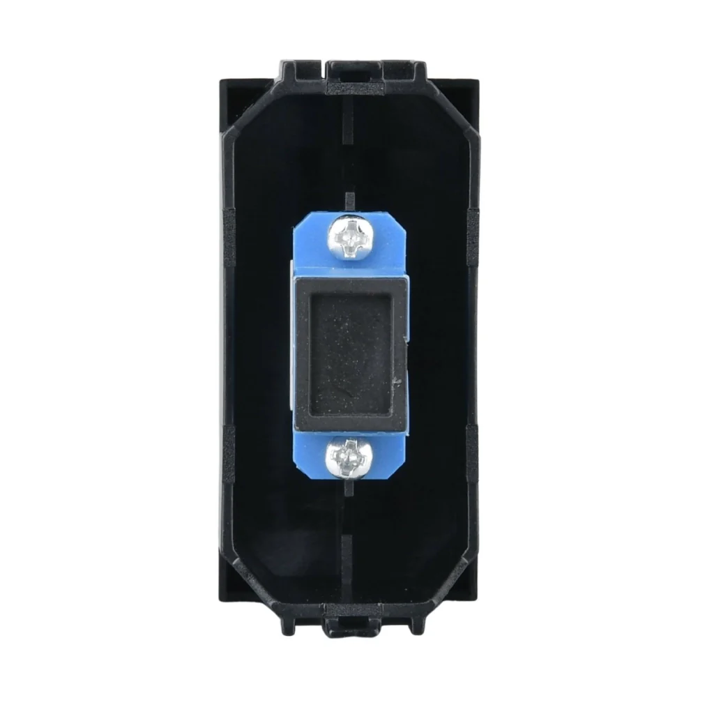 Connettore Presa Fibra Ottica MBL Nero 1M Compatibile Bticino Living International - Image 3