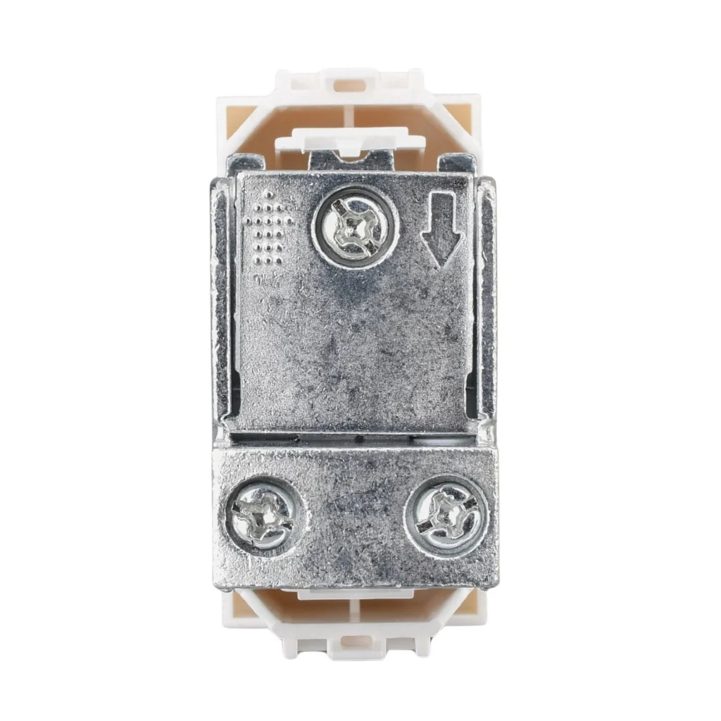 Connettore Presa TV Terminale Maschio MBL Bianco 1M Compatibile Bticino Living Light BLB2250 - Image 3