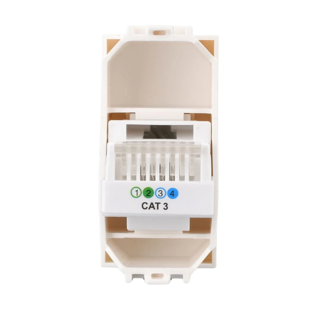 Connettore Telefonica Presa RJ11 MBL Bianco 1M Compatibile Bticino Living Light BLB2354 - Image 6