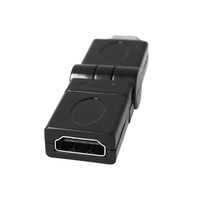 Convertitore Adattatore Da HDMI Femmina a HDMI Maschio Snodabile Angolabile 360 Gradi - Image 2