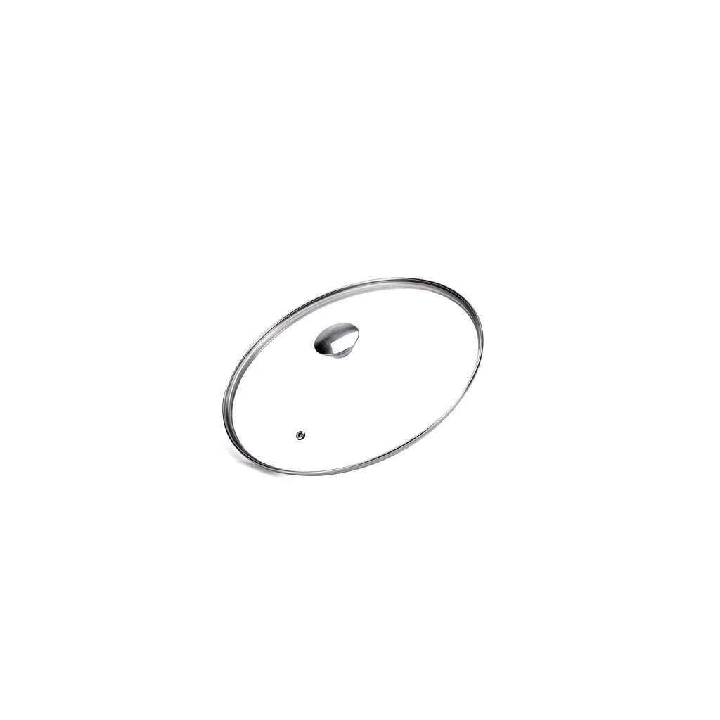 COPERCHIO VETRO E ACCIAIO ?ALLEGRO INOX? Ø cm. 20 - MONETA - Image 5