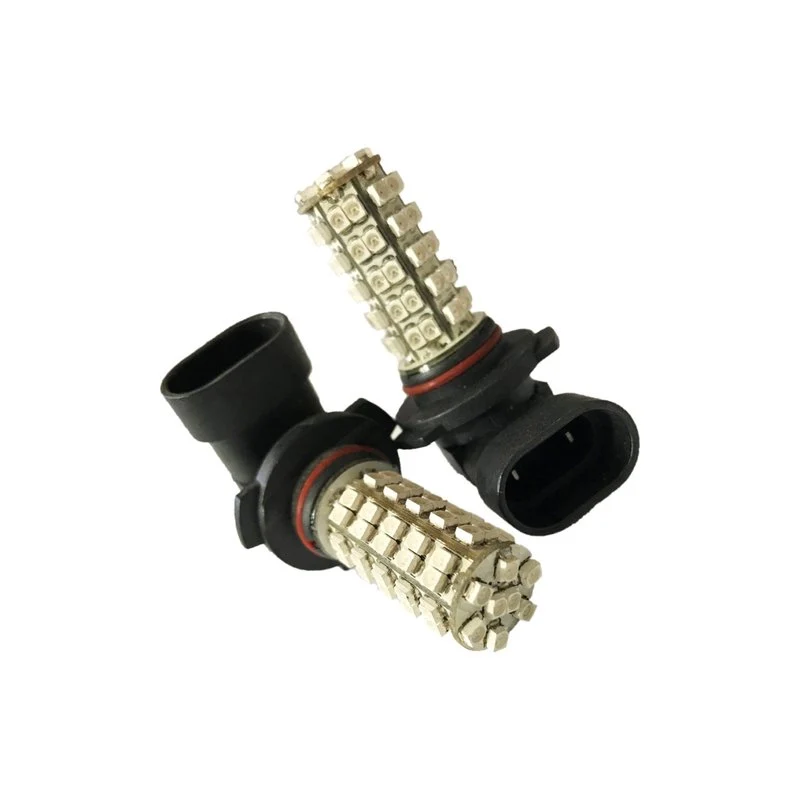 Coppia 2 Lampade Led HB3 9005 HB4 9006 Con 68 Smd 3528 Colore Verde 12V 2W Per Fendinebbia