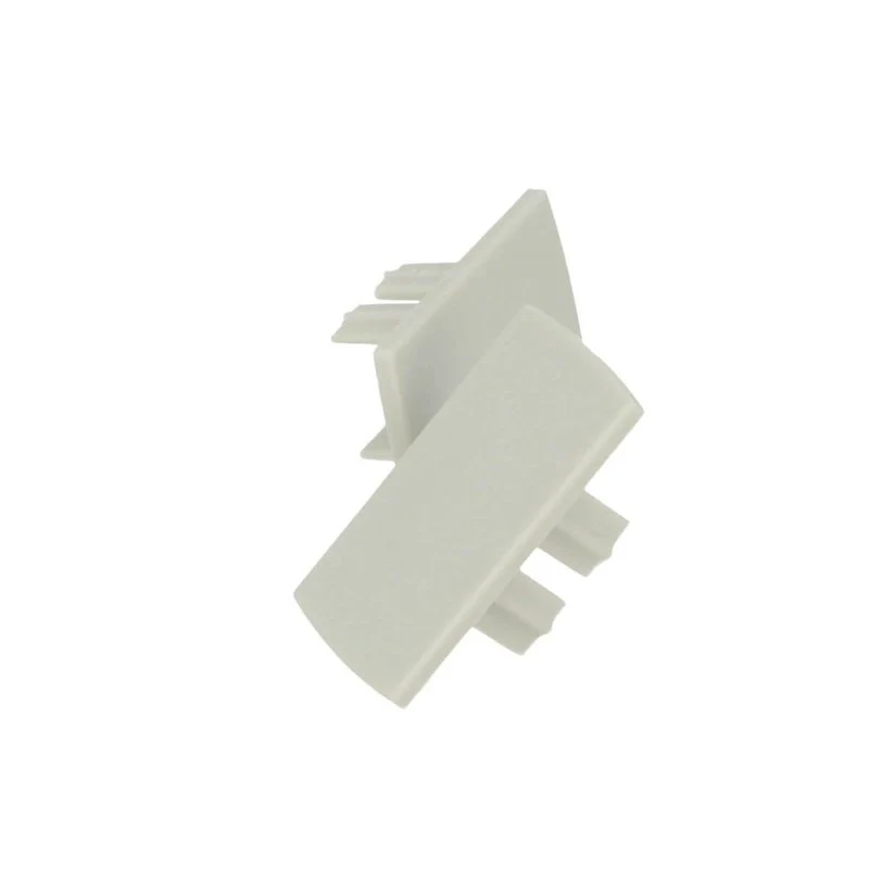 Coppia Tappi Tappini Termine Per Chiusure Profilo Barra Alluminio Doppio Illuminazione Da 2 Lati BA1732 - Image 3