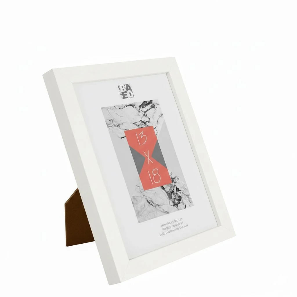 CORNICE 'DUBOIS' cm 35 x 50 - bianco  - BricoGo