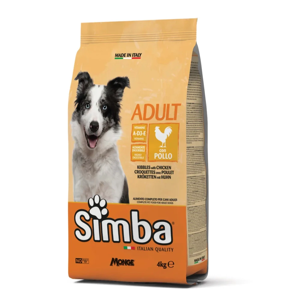 CROCCHETTE PER CANI 'SIMBA' pollo - kg 10 - MONGE