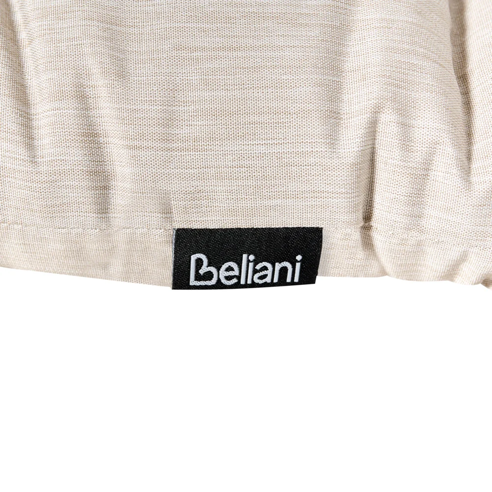 Cuscino per lettino prendisole con poggiatesta per lettino solare Resistente ai raggi UV beige esterno bordo piscina - Image 9