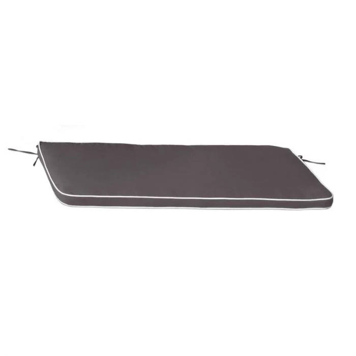 Cuscino Per Panca 3 Posti 150 X 45 Cm, Colore Grigio Con Bordino Ecru - Image 3