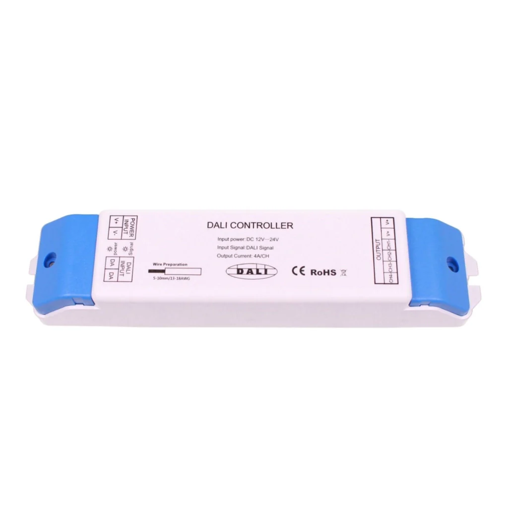 Dimmer DALI LED 4 Canali 12V 24V 4A per Canale Controller Per Striscia Led Mono Colore NL704 - Image 3