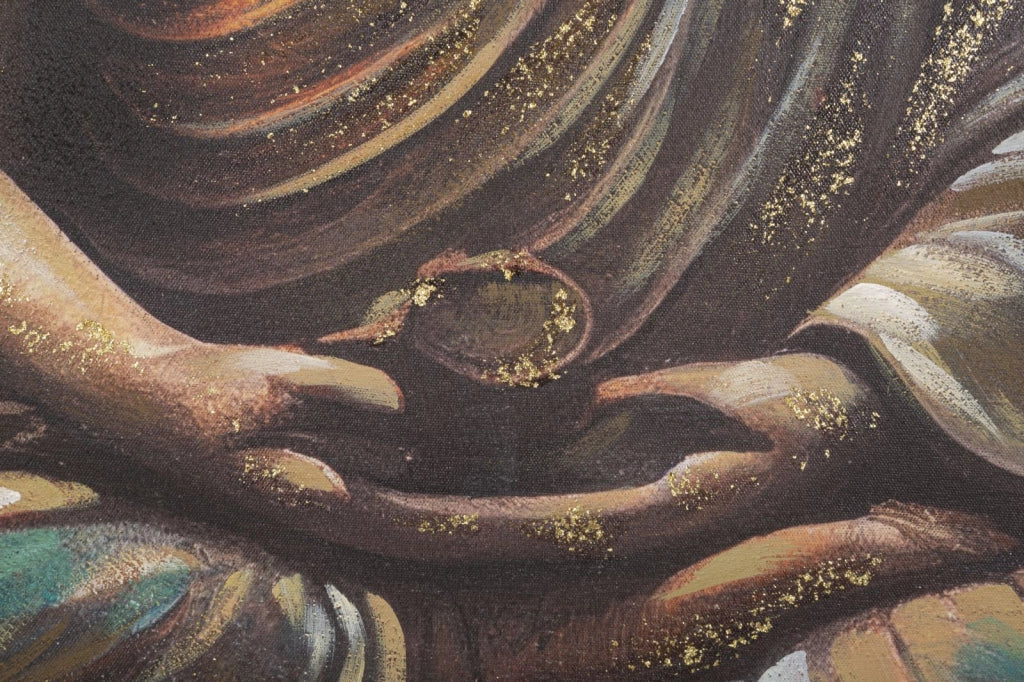 DIPINTO SU TELA BUDDHA -A- CM 100X3X100 - Image 3