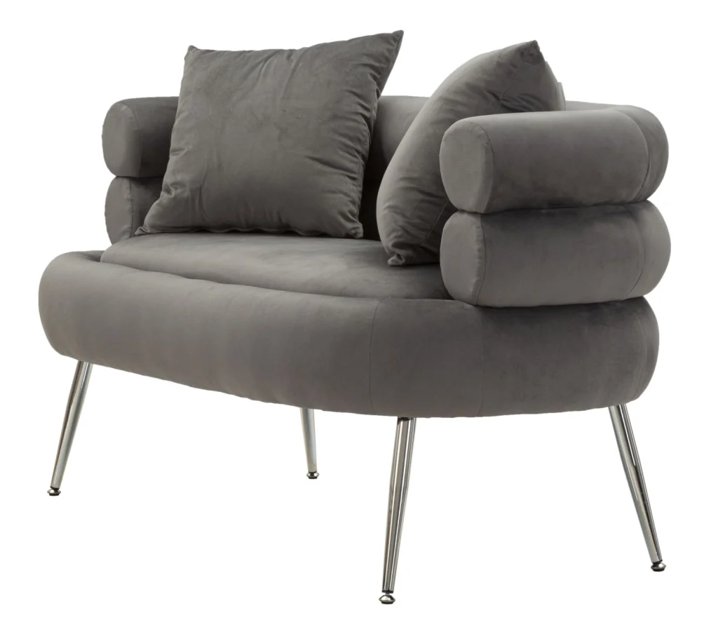 DIVANETTO SILVERY PLUS C/CUSCINI CM 133X68X69 - Image 3