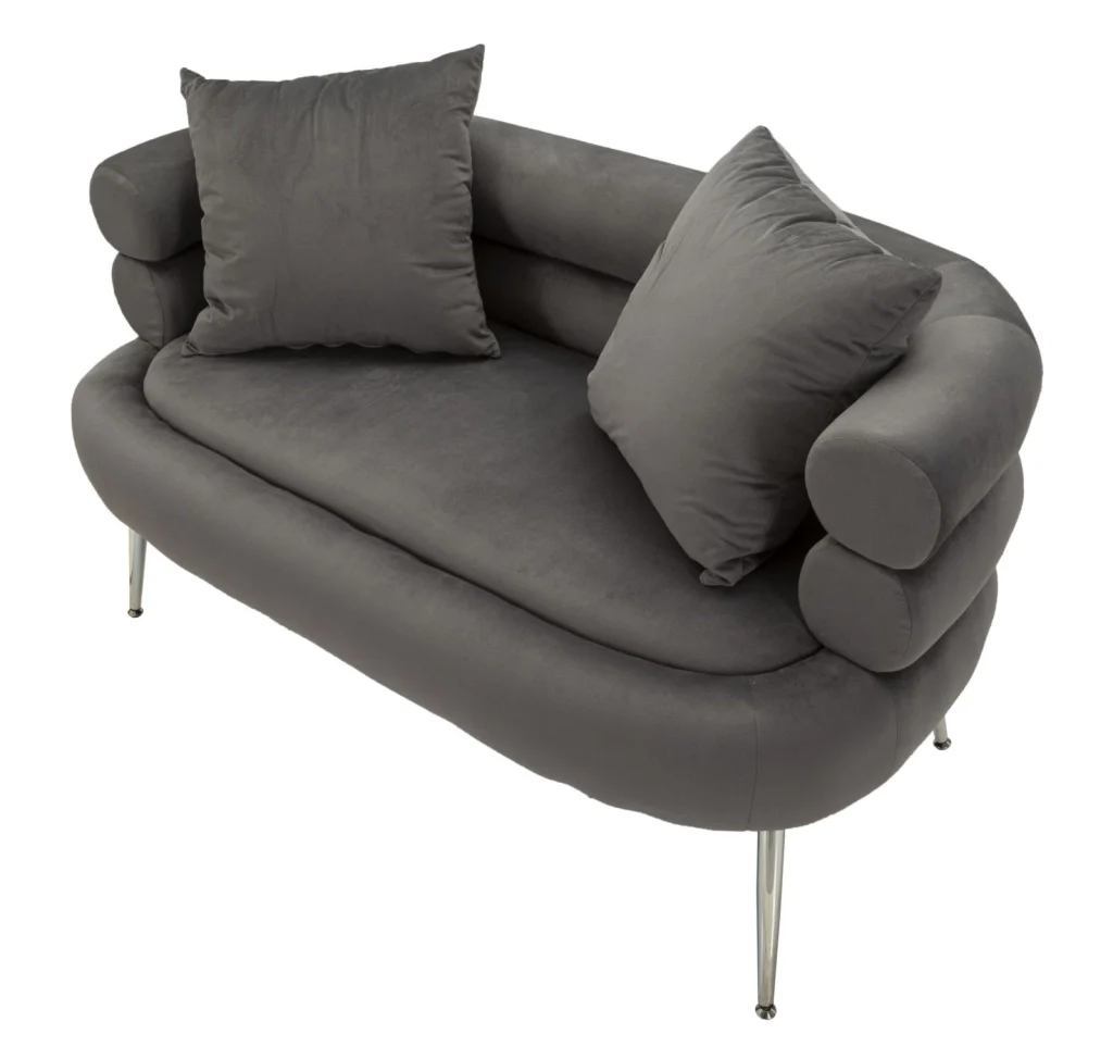 DIVANETTO SILVERY PLUS C/CUSCINI CM 133X68X69 - Image 4