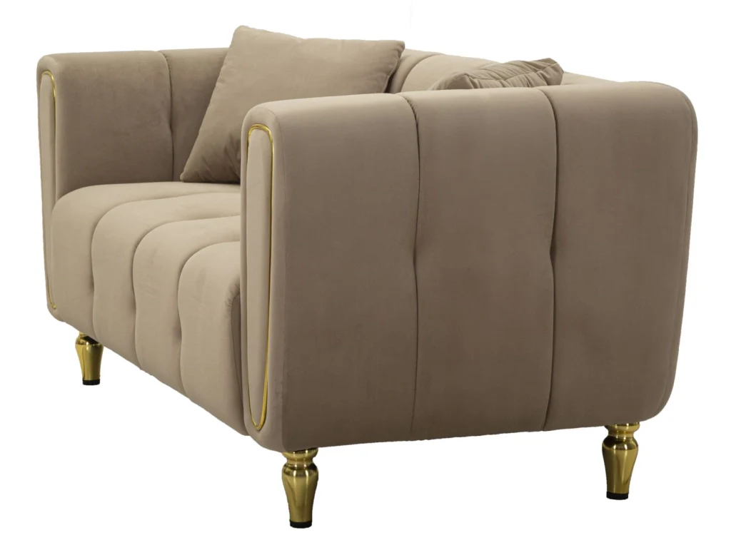 DIVANO ALMA GRIGIO C/CUSCINI CM 155X81X71 - Image 3