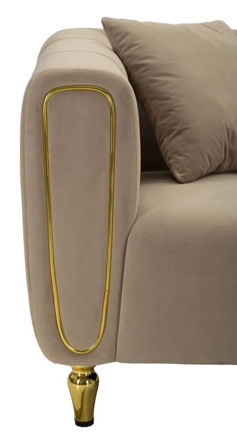 DIVANO ALMA GRIGIO C/CUSCINI CM 155X81X71 - Image 5
