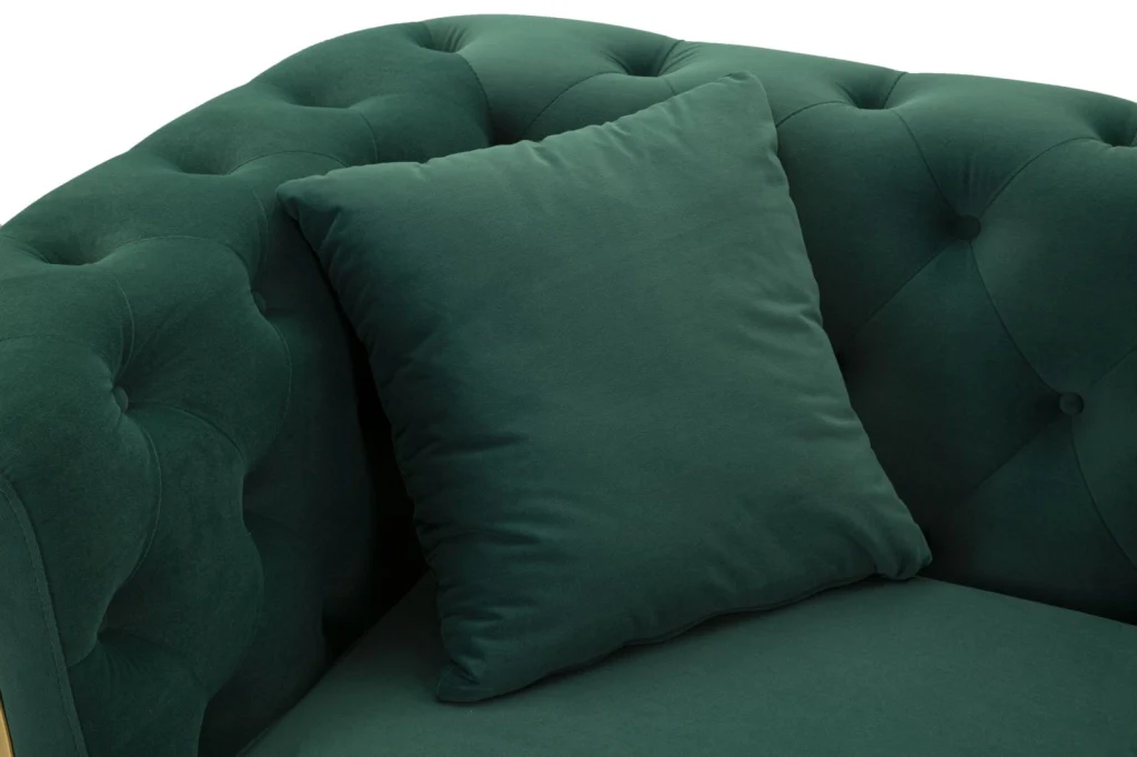 DIVANO EMY VERDE C/CUSCINI CM 162X83X76 - Image 4