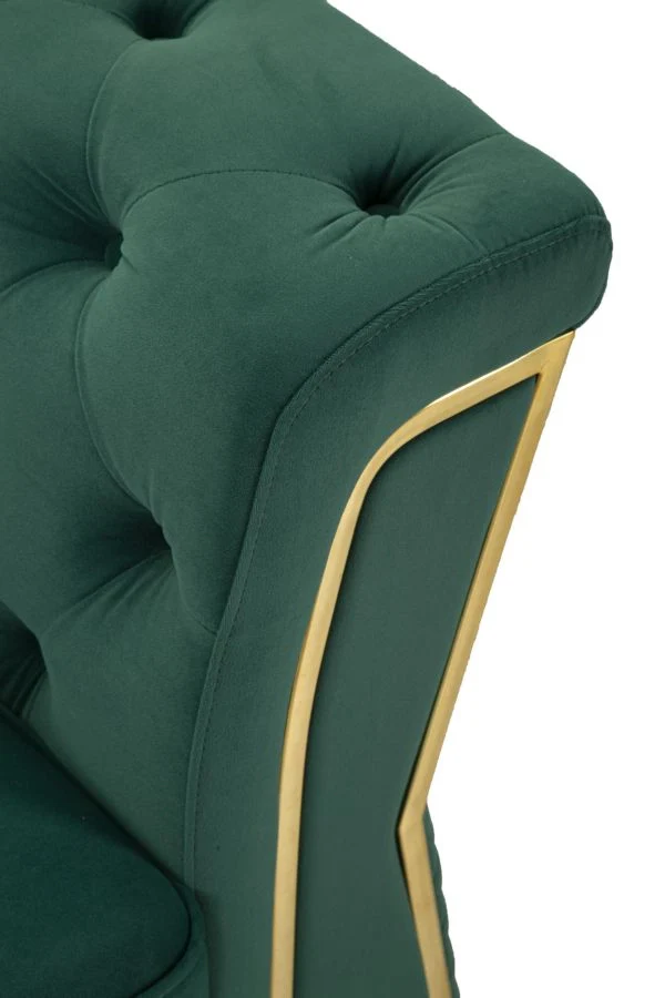 DIVANO EMY VERDE C/CUSCINI CM 162X83X76 - Image 5