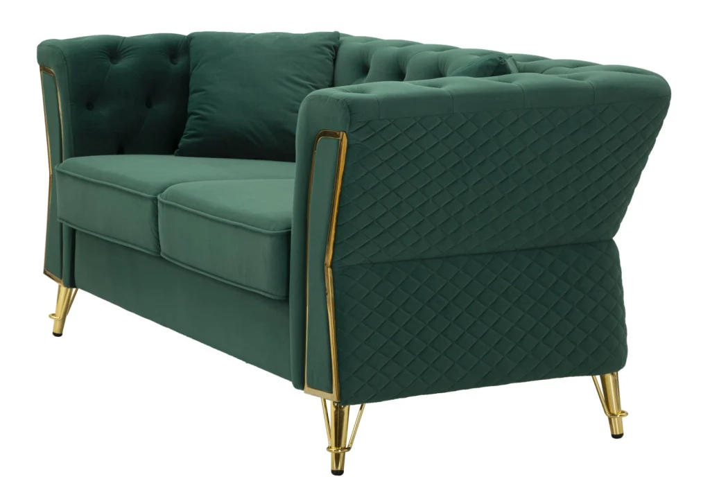 DIVANO EMY VERDE C/CUSCINI CM 162X83X76 - Image 6