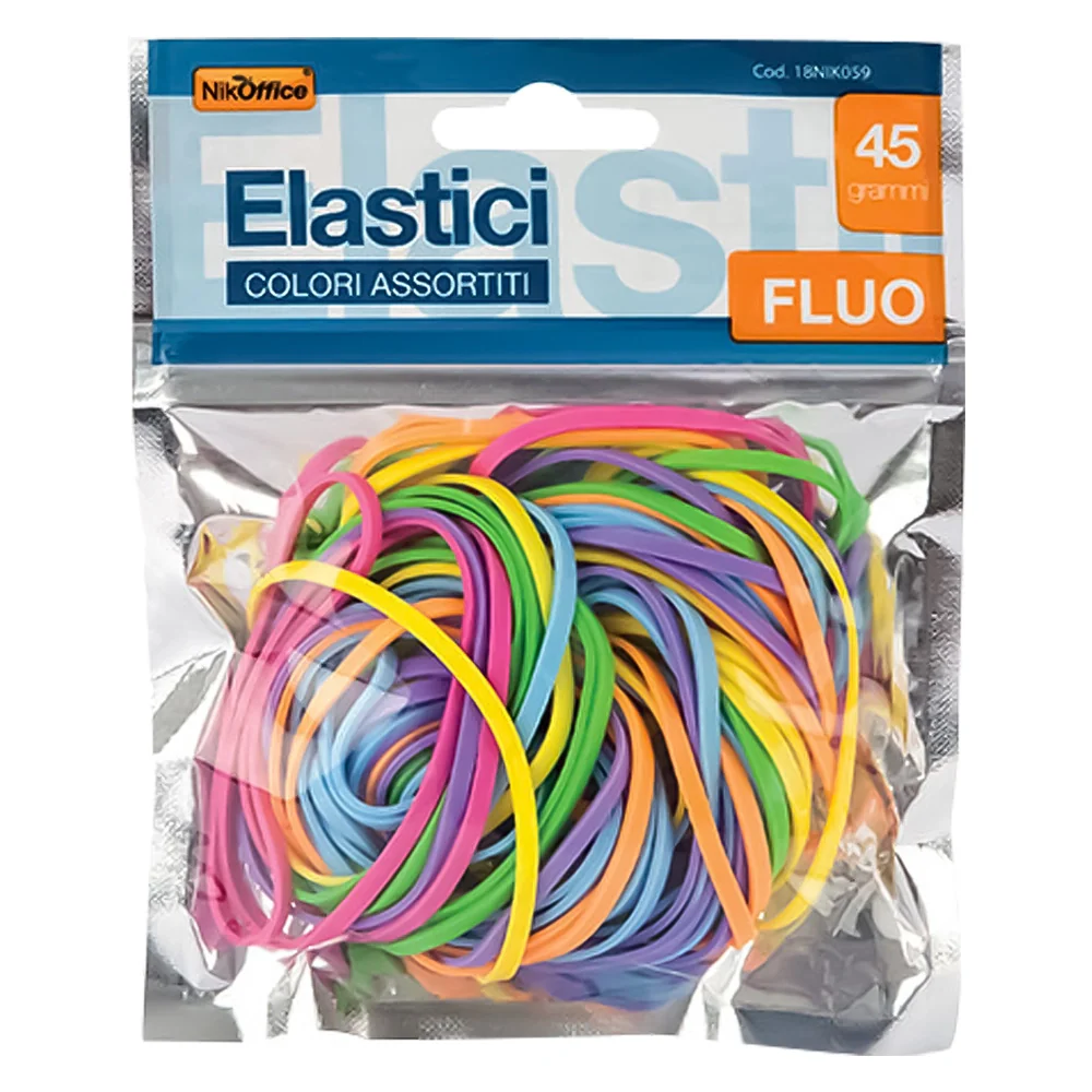 ELASTICI IN GOMMA busta 45 gr.- 12 confezione  - BricoGo