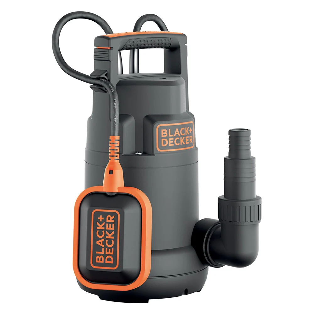 ELETTROPOMPA SOMMERGIBILE PVC 'BXUP250PCE' 250 watt - 6000 litri/h - BLACK DECKER