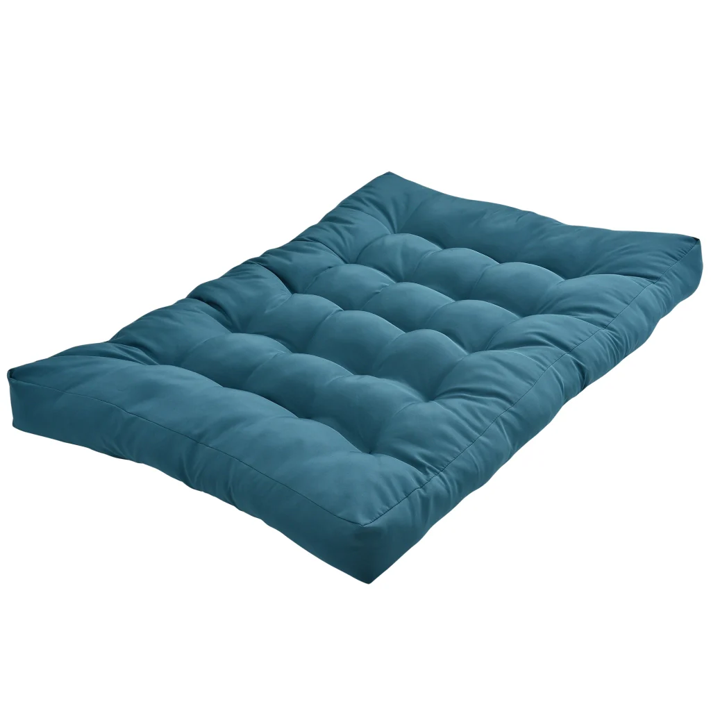 [en.casa] 1x Cuscino sedile per divano paletta euro  [turchese] cuscini per palette supporto In/Outdoor mobili imbottiti - Image 2