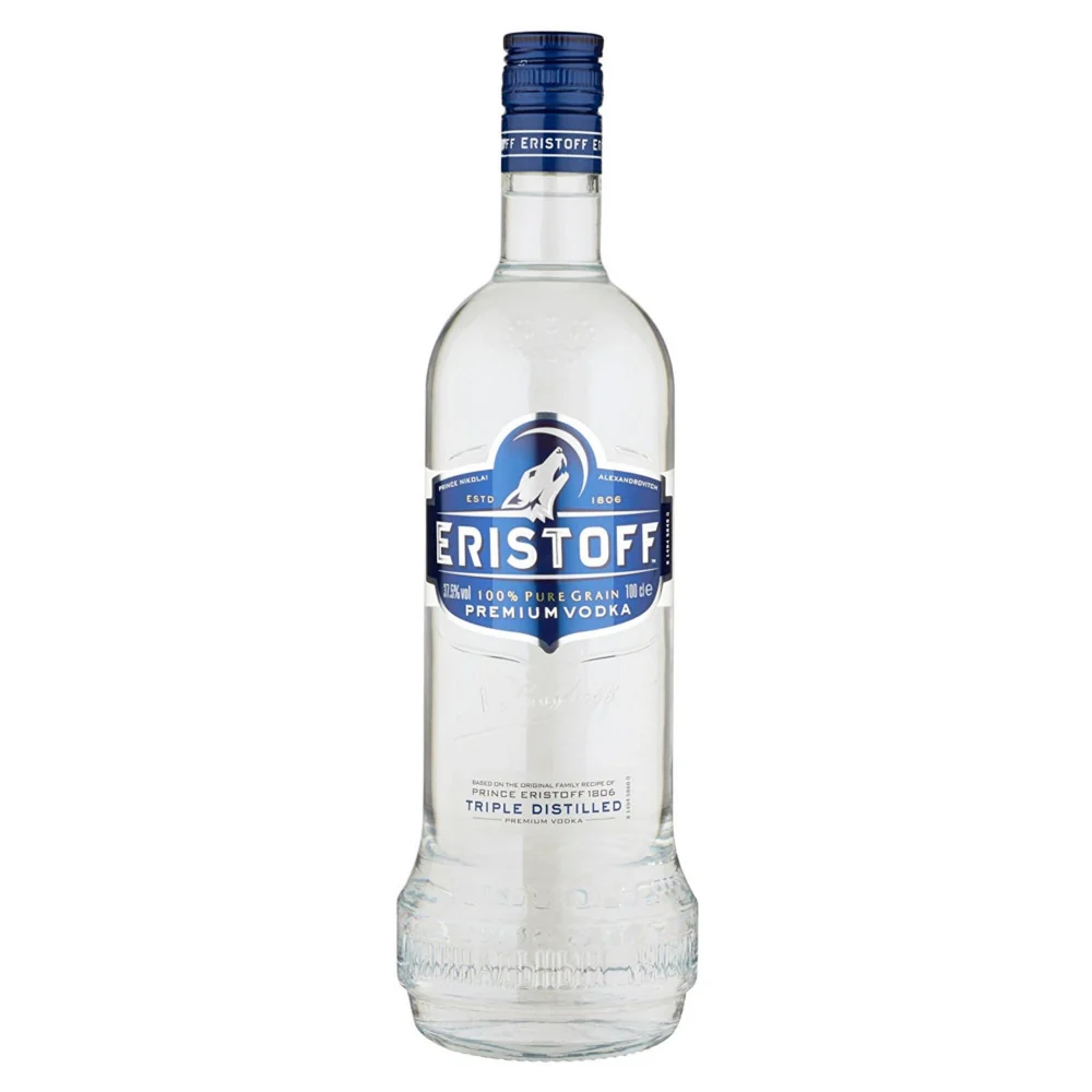 Eristoff vodka pura 37,5% confezione da 1 litro