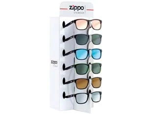 ESPOSITORE OCCHIALE DA SOLE POLICARBONATO PZ.6+3- - cm.18x21x49h. - OBP-201A -  ZIPPO