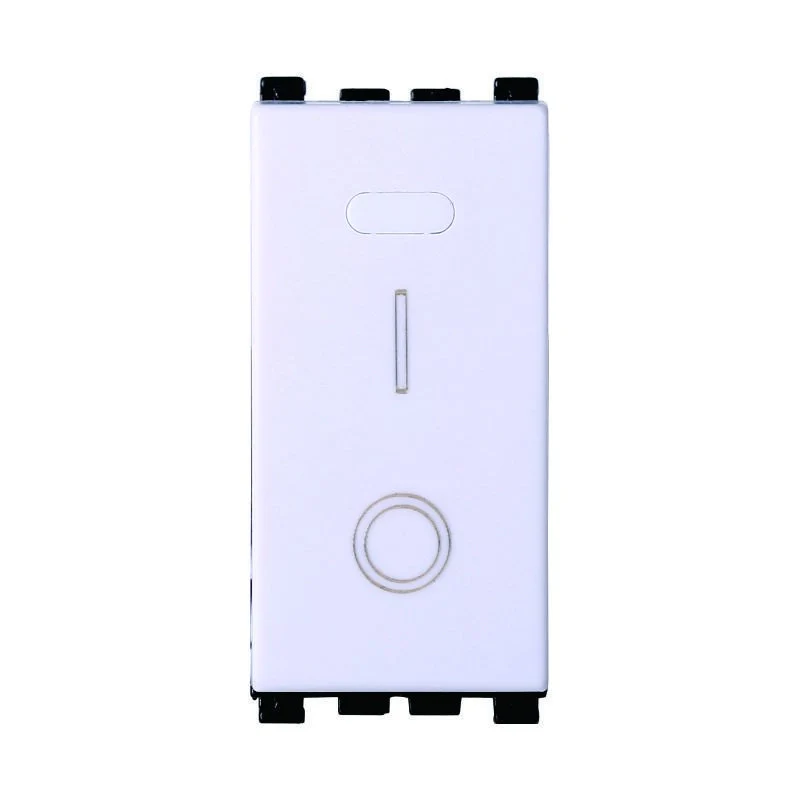Interruttore 16A Bipolare 0-1 Colore Bianco Compatibile Con Vimar Arke